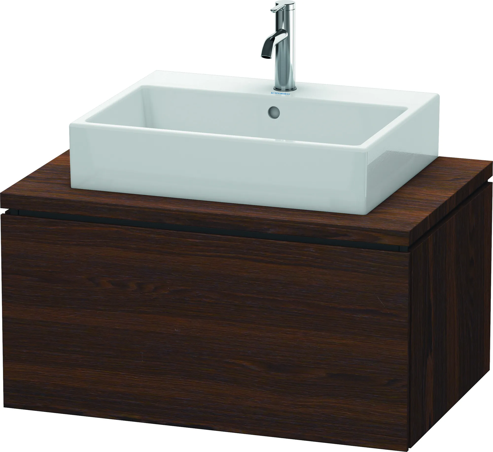 Duravit Waschtischunterschrank wandhängend „L-Cube“ 82 × 40 × 54,7 cm Nussbaum gebürstet Duravit Waschtischunterschrank wandhängend „L-Cube“ 82 × 40 × 54,7 cm Nussbaum gebürstet