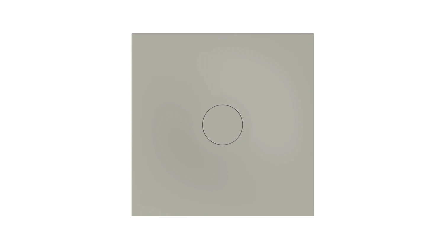 Bette quadrat Duschwanne „BetteAir“ 900 × 900 mm ohne Oberflächenbeschichtung, ohne Oberflächenveredelung, mit Minimum-Wannenträger, in Stone