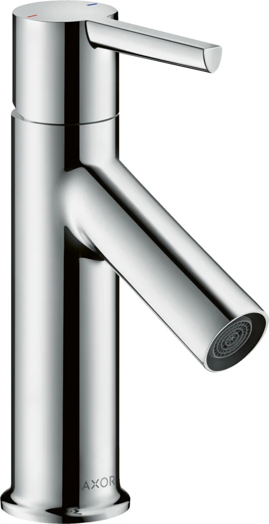 Hansgrohe AXOR Starck Einhebel-Waschtischmischer 80, Chrom, Ausladung 86 mm, Auslaufhöhe 75 mm, Hebelgriff, Normalstrahl, max. Durchfluss 5 l/min Hansgrohe AXOR Starck Einhebel-Waschtischmischer 80, Chrom, Ausladung 86 mm, Auslaufhöhe 75 mm, Hebelgriff, Normalstrahl, max. Durchfluss 5 l/min