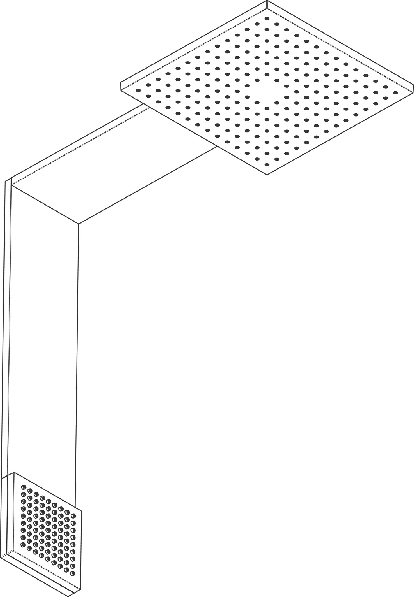 AXOR ShowerComposition Brausenmodul 250/250 2jet mit Schulterbrause Chrom AXOR ShowerComposition Brausenmodul 250/250 2jet mit Schulterbrause Chrom