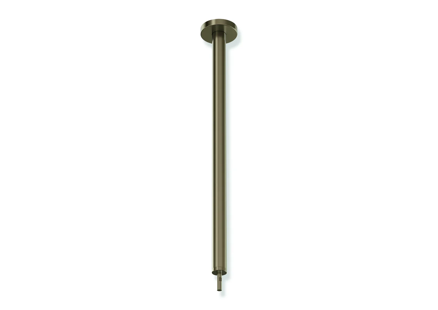 HEWI Deckenabhängung System 900, Edelstahl PVD bronze gebürstet, Länge 600 mm, auf 200 mm kürzbar, Durchmesser 25 mm