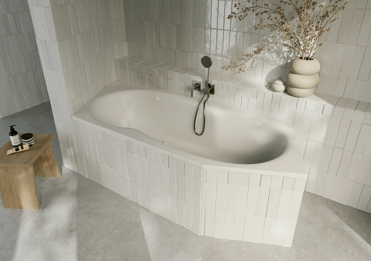 Bette Badewanne BW Sonstige Sechseck Starwhite 2060x900x450 mm Einbau 2-Sitzer