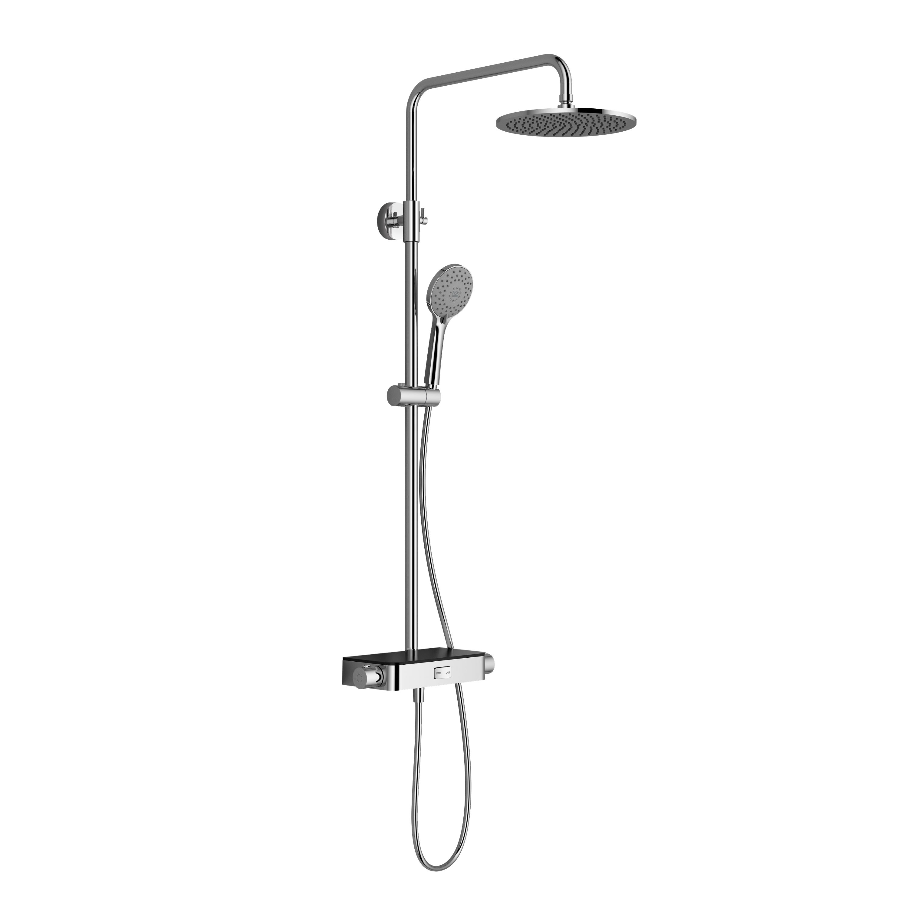 HSK gerahmte Duschtür 3-teilig „Prima“ 100 × 175 cm Profile Alu Silber-matt HSK gerahmte Duschtür 3-teilig „Prima“ 100 × 175 cm Profile Alu Silber-matt