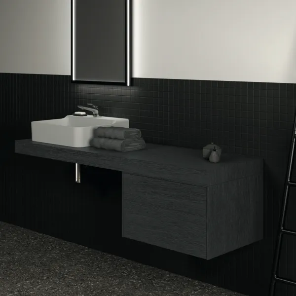 Ideal Standard Waschtischunterschrank Conca, 1 Auszug, Eiche geflammt