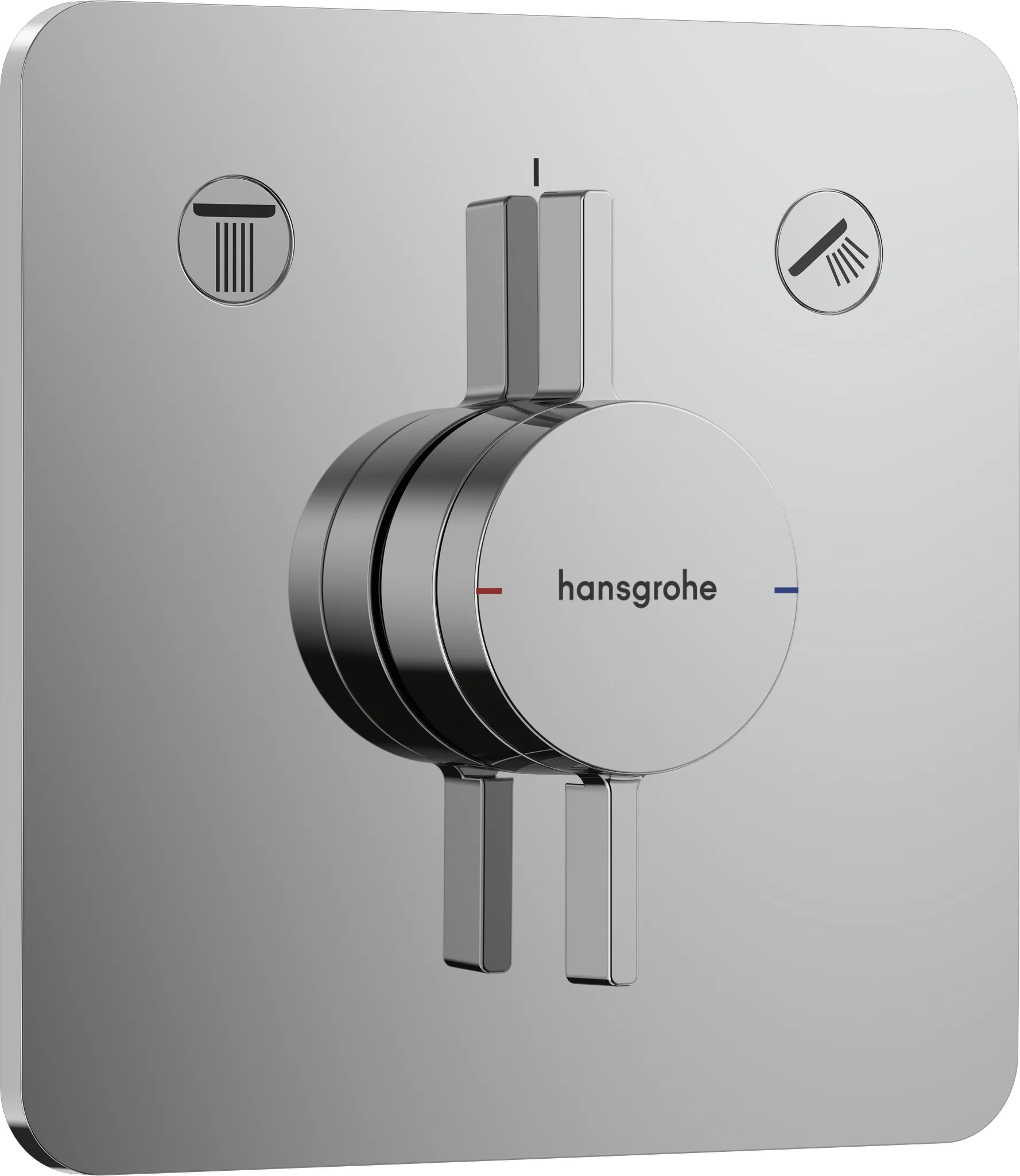 Hansgrohe DuoTurn Q Mischer Unterputz für 2 Verbraucher Chrom Hansgrohe DuoTurn Q Mischer Unterputz für 2 Verbraucher Chrom