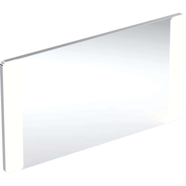 Geberit Option Square Lichtspiegel Beleuchtung beidseitig, Aluminium gebürstet, 120x65x3 cm Geberit Option Square Lichtspiegel Beleuchtung beidseitig, Aluminium gebürstet, 120x65x3 cm