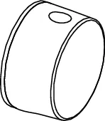 TECEone Bedienknopf Temperatur TECEone Bedienknopf Temperatur