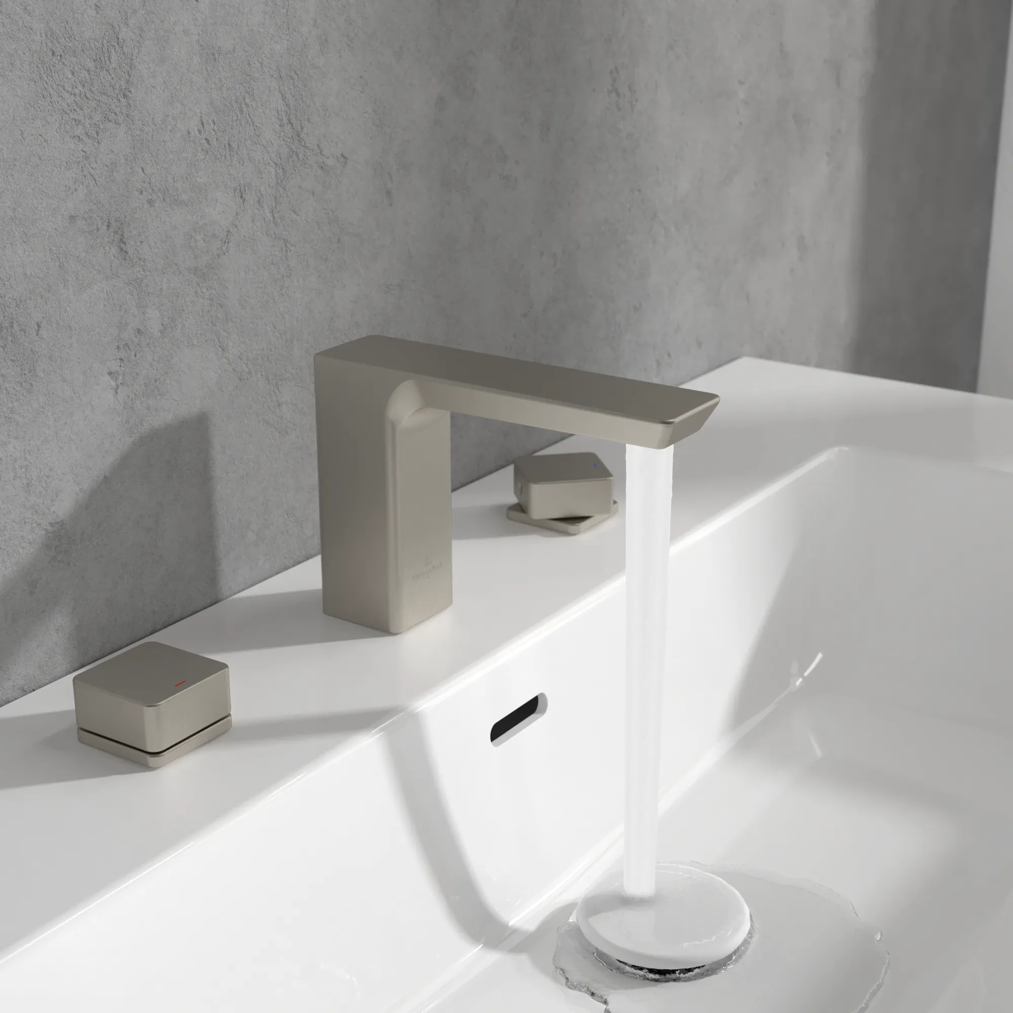 Einhand-Waschtischarmatur „Subway 3.0“ 17,8 cm Ausladung 134 mm in Brushed Nickel Matt Einhand-Waschtischarmatur „Subway 3.0“ 17,8 cm Ausladung 134 mm in Brushed Nickel Matt