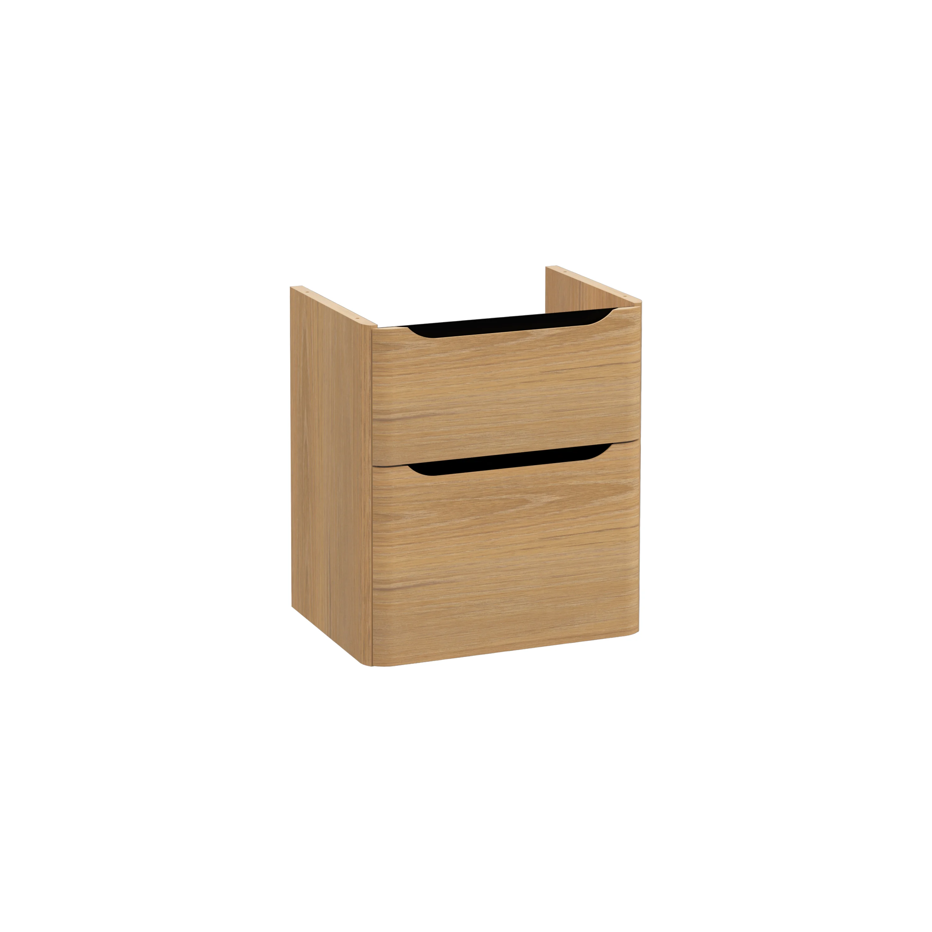 New Integra Round Waschtischunterschrank mit 2 Vollauszügen 57 x 45 x 65 cm (BxTxH) Eiche Gold New Integra Round Waschtischunterschrank mit 2 Vollauszügen 57 x 45 x 65 cm (BxTxH) Eiche Gold