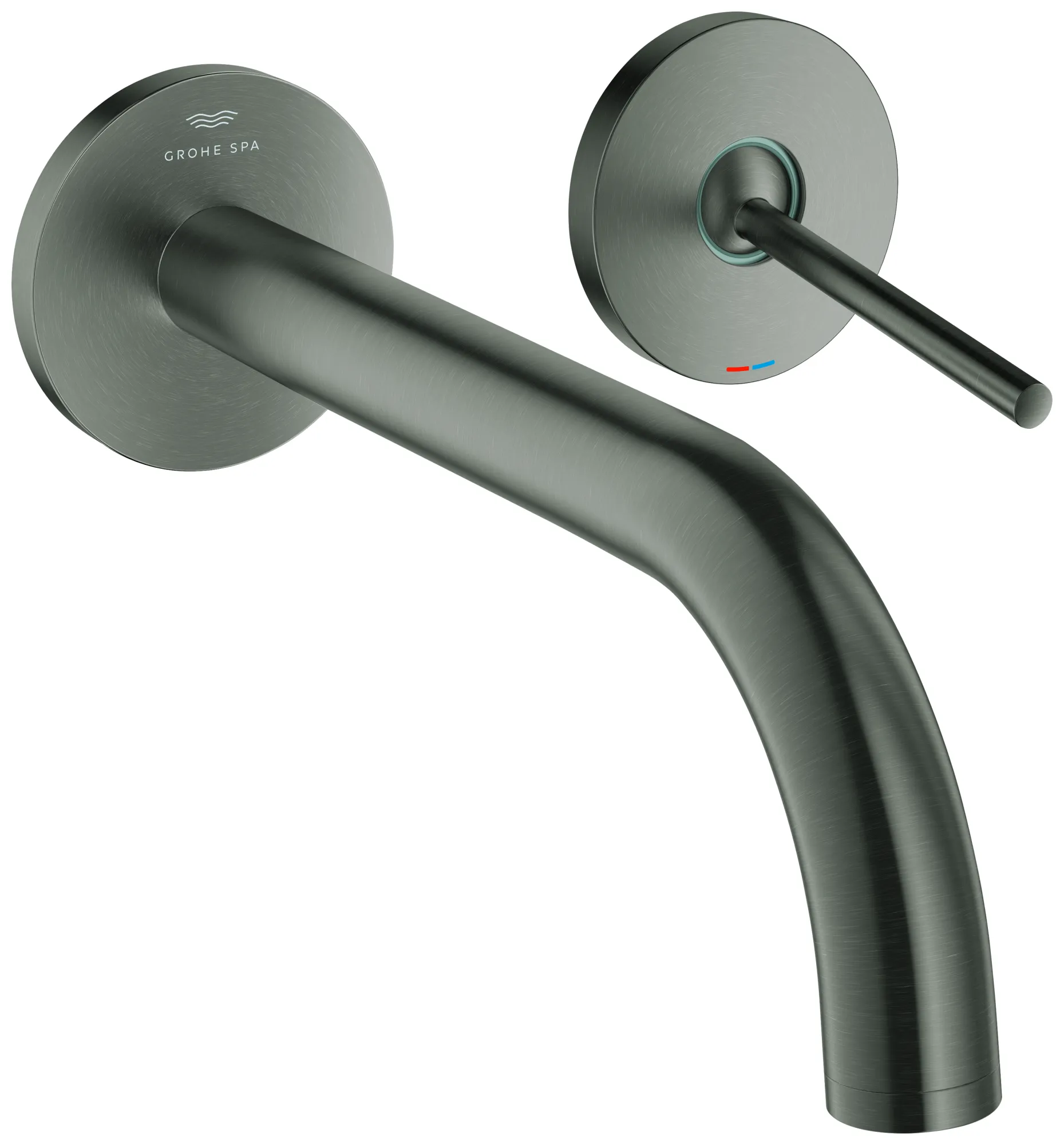 Grohe Atrio 2-Loch-Waschtischbatterie Wandmontage hard graphite geb. Grohe Atrio 2-Loch-Waschtischbatterie Wandmontage hard graphite geb.