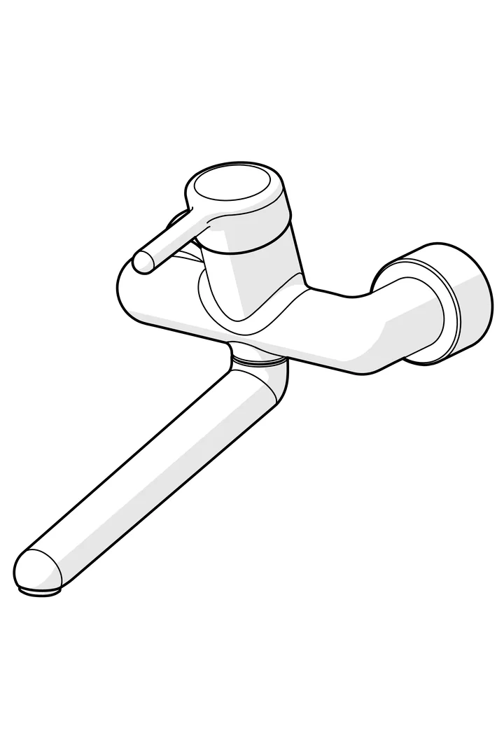 HansaMEDIPRO Waschtischarmatur Hansamedipro Einhebelmischer Chrom Ausladung 311mm DN15 HansaMEDIPRO Waschtischarmatur Hansamedipro Einhebelmischer Chrom Ausladung 311mm DN15
