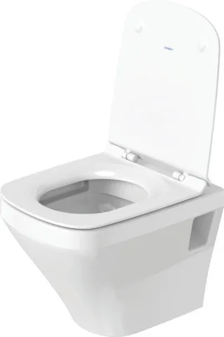 Duravit Wand-Tiefspül-WC Compact inkl. WC-Sitz „DuraStyle“ 37 × 48 × 39,8 cm, Befestigung sichtbar Duravit Wand-Tiefspül-WC Compact inkl. WC-Sitz „DuraStyle“ 37 × 48 × 39,8 cm, Befestigung sichtbar