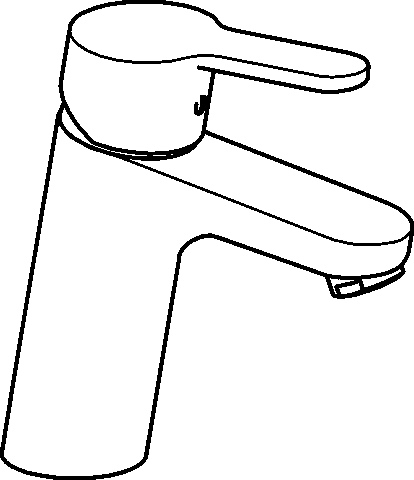 Einhand-Waschtischarmatur „Primo XL“ Ausladung 111 mm in Chrom Einhand-Waschtischarmatur „Primo XL“ Ausladung 111 mm in Chrom