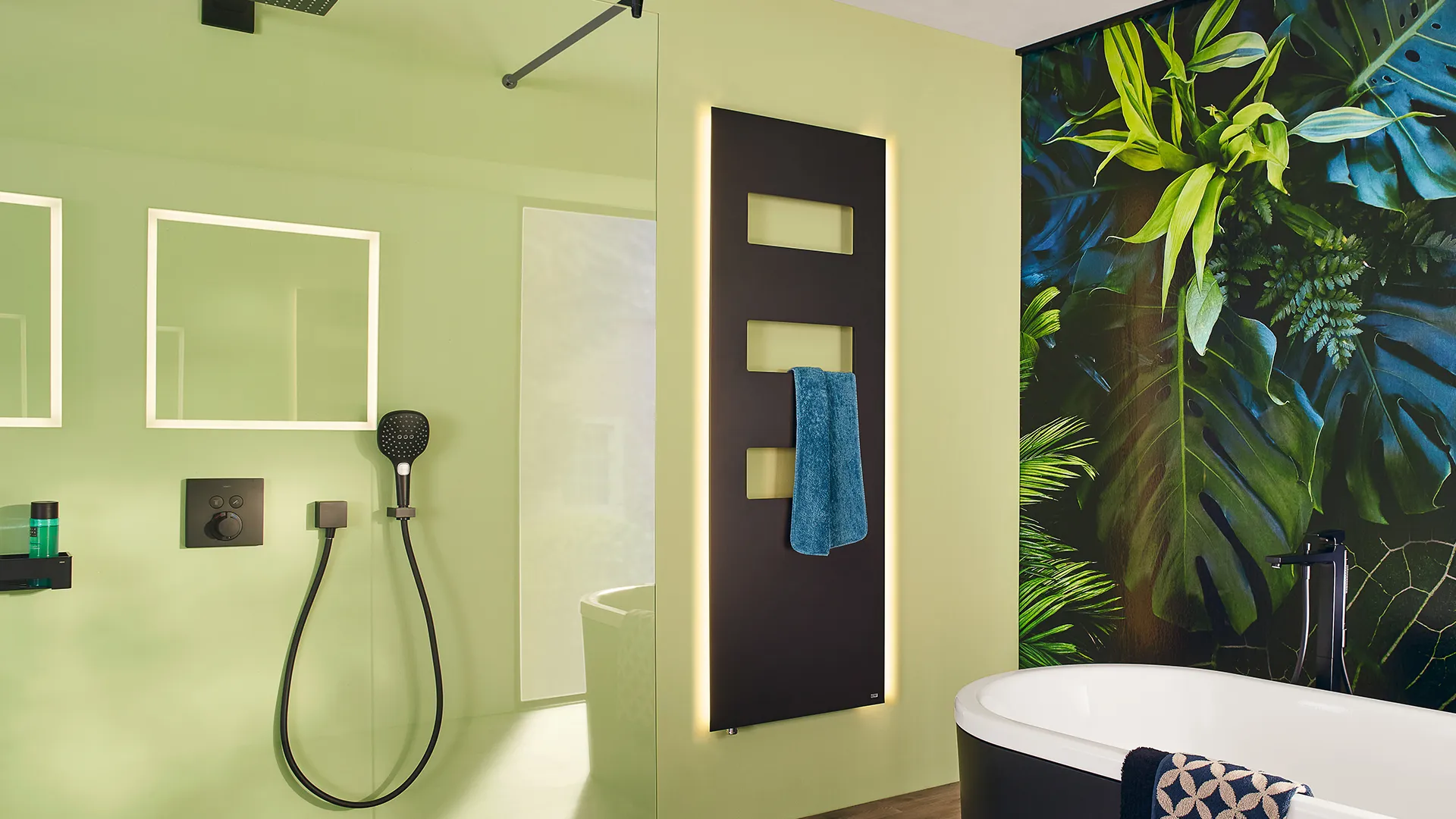 BEMM Plawa Spa Pur, Plan-Bad/Raumwärmer vertikal, Serie PSP, Weißperlmetallic