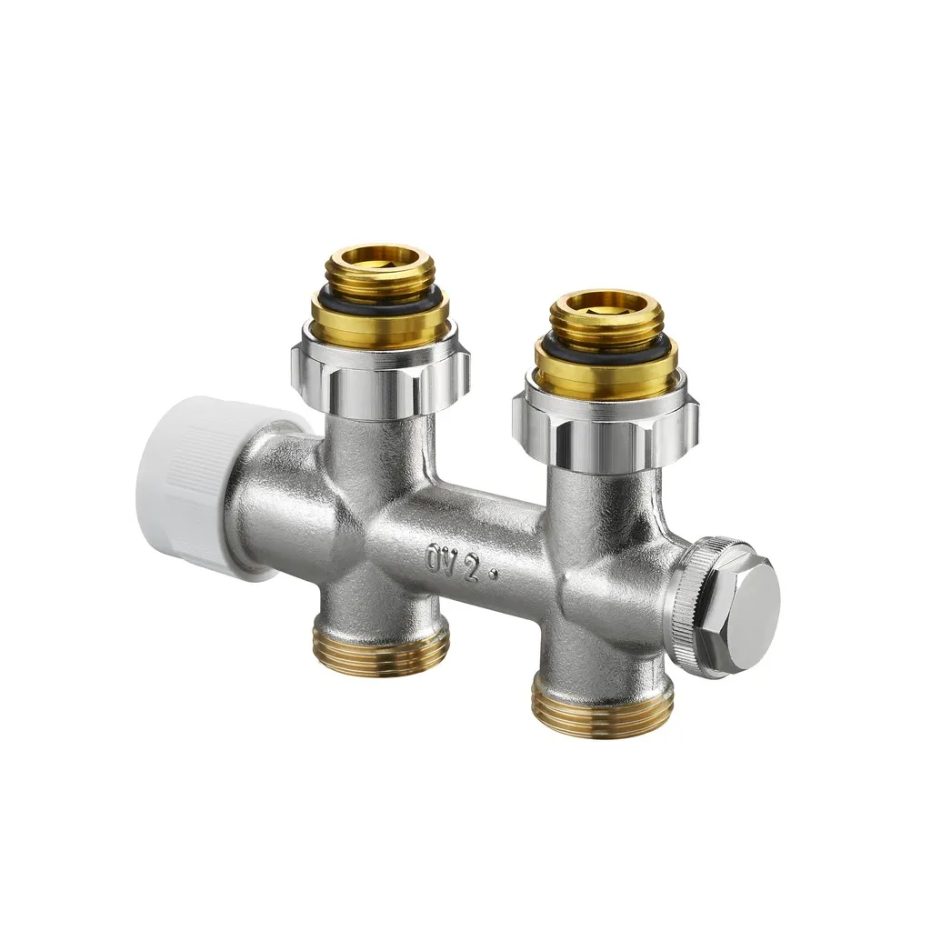 Design in Bad Anschlussgarnitur inkl. Thermostat für Heizkörper mit 50 mm Anschluss Durchgangsform „Multiblock T“ in anthrazit Design in Bad Anschlussgarnitur inkl. Thermostat für Heizkörper mit 50 mm Anschluss Durchgangsform „Multiblock T“ in anthrazit