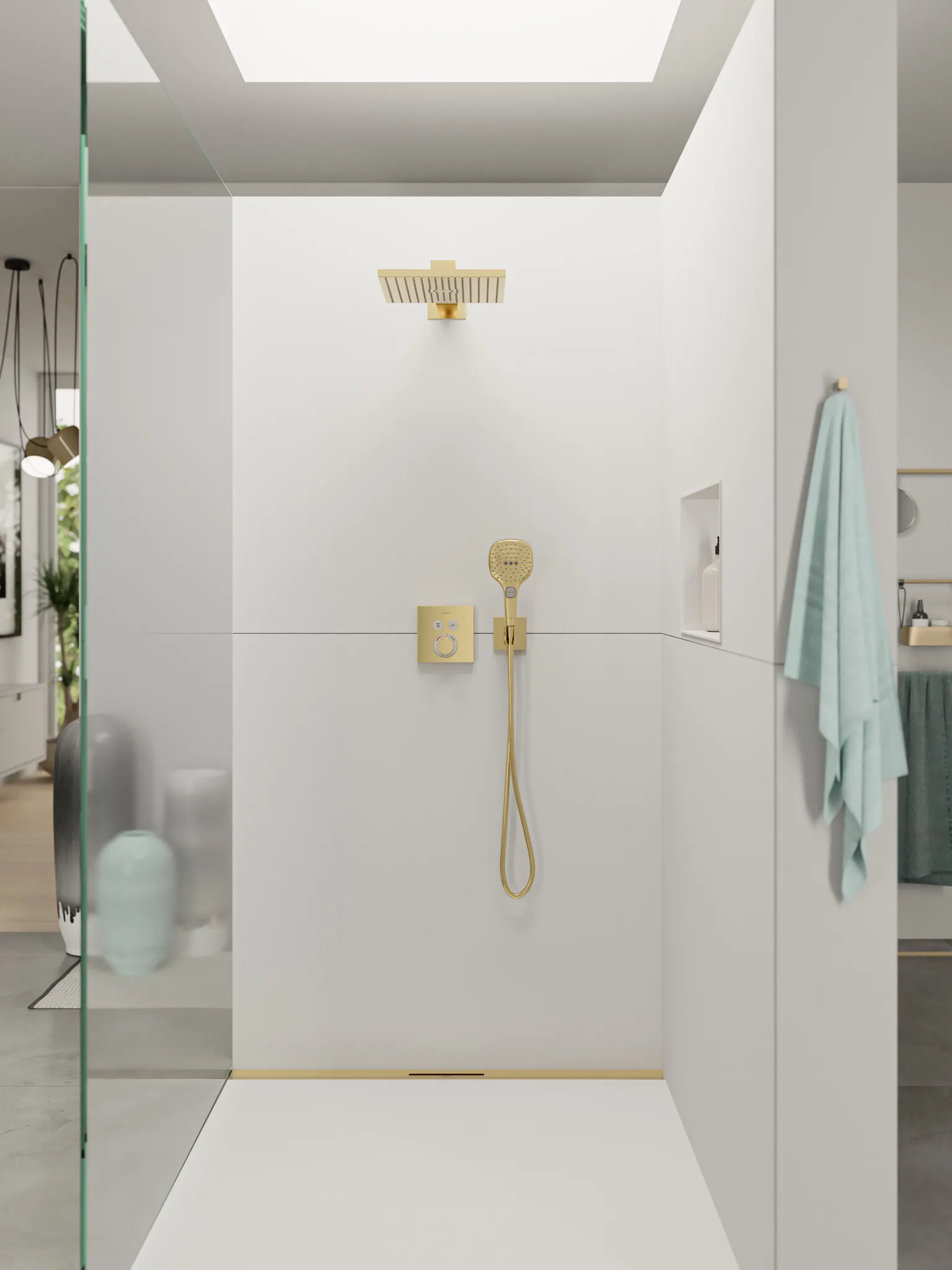 Thermostat Unterputz ShowerSelect Fertigset 2 Verbraucher chrom