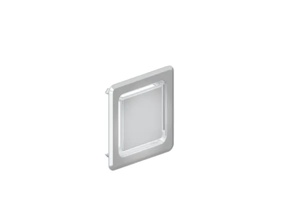 Abdeckung DallVent WE, verchromt, 125 x 125 mm