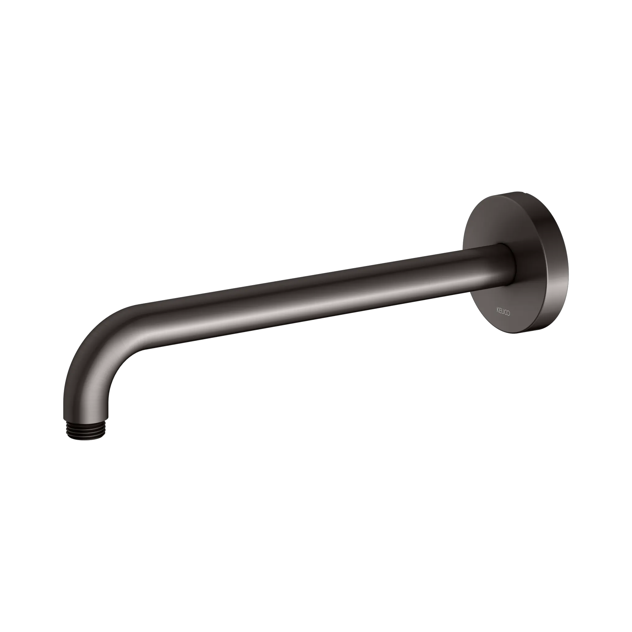 Brausen und Brausezubehör Brausearm Wandanschluss 300 mm Titanschwarz gebürstet