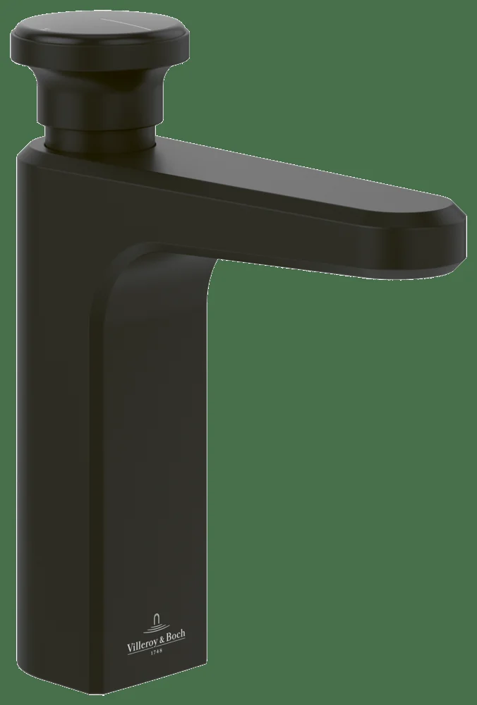 Villeroy & Boch Einhebel-Waschtischarmatur Vea, matt schwarz, 47,5 x 162 x 184 mm, Höhe 184 mm, mit AirPlus und SmartPressure-Technologie Villeroy & Boch Einhebel-Waschtischarmatur Vea, matt schwarz, 47,5 x 162 x 184 mm, Höhe 184 mm, mit AirPlus und SmartPressure-Technologie