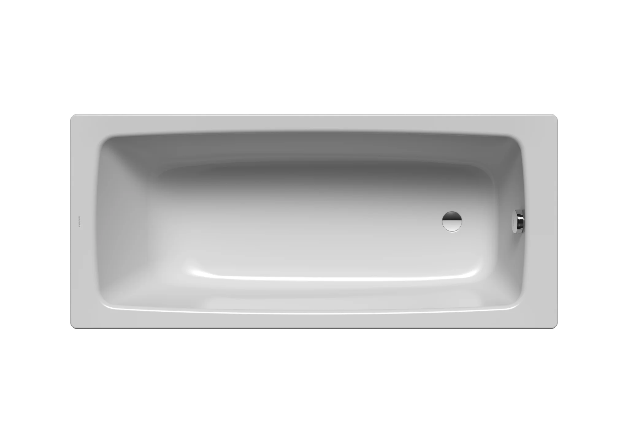 Kaldewei CAYONO Badewanne, 1500x700 mm, manhattan, Stahl-Emaille, fußseitiger Ab- und Überlauf