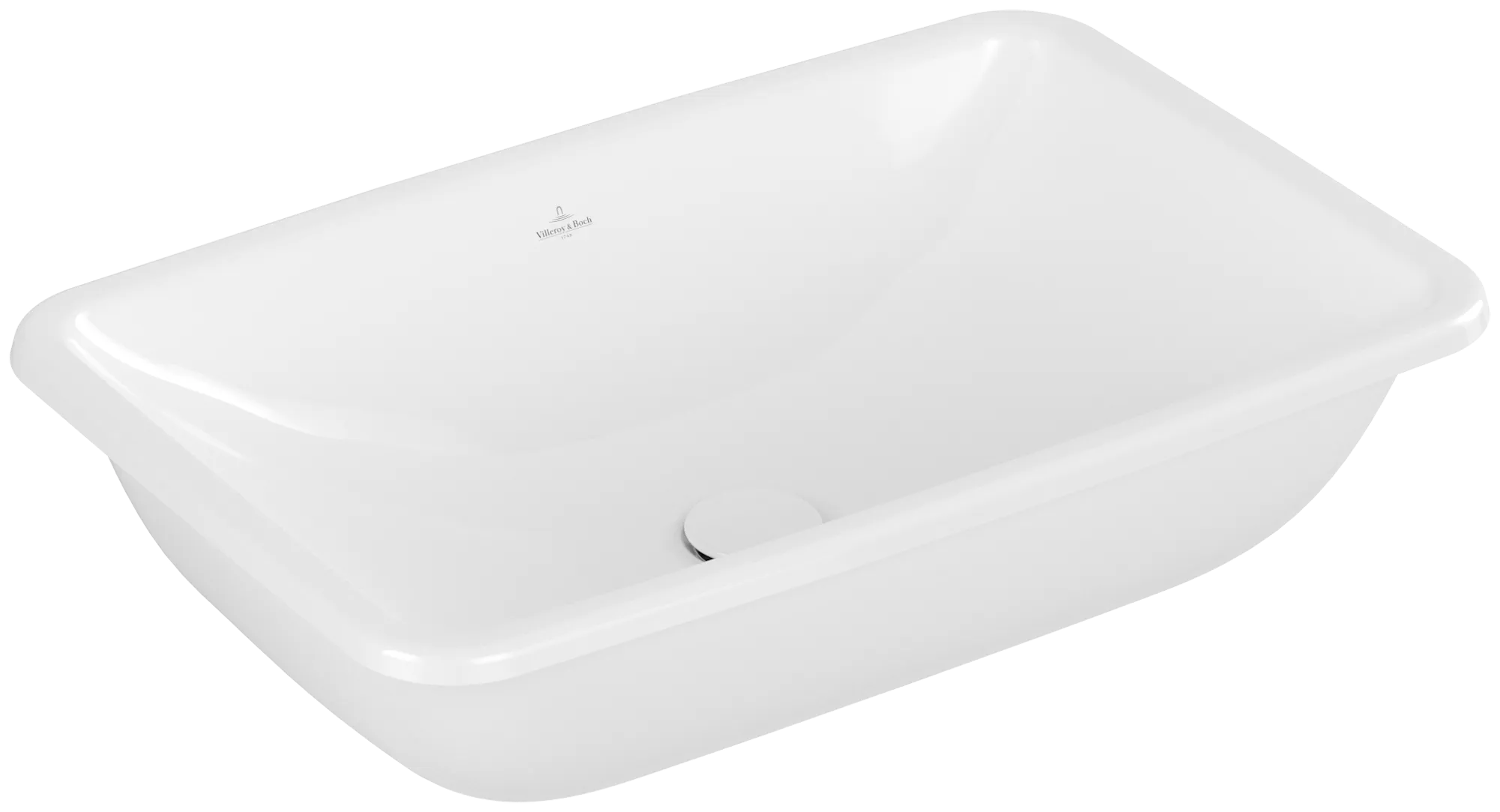 Villeroy & Boch Einbauwaschtisch aus TitanCeram „Loop & Friends“ ⌀ mm, ohne Hahnlochbohrung