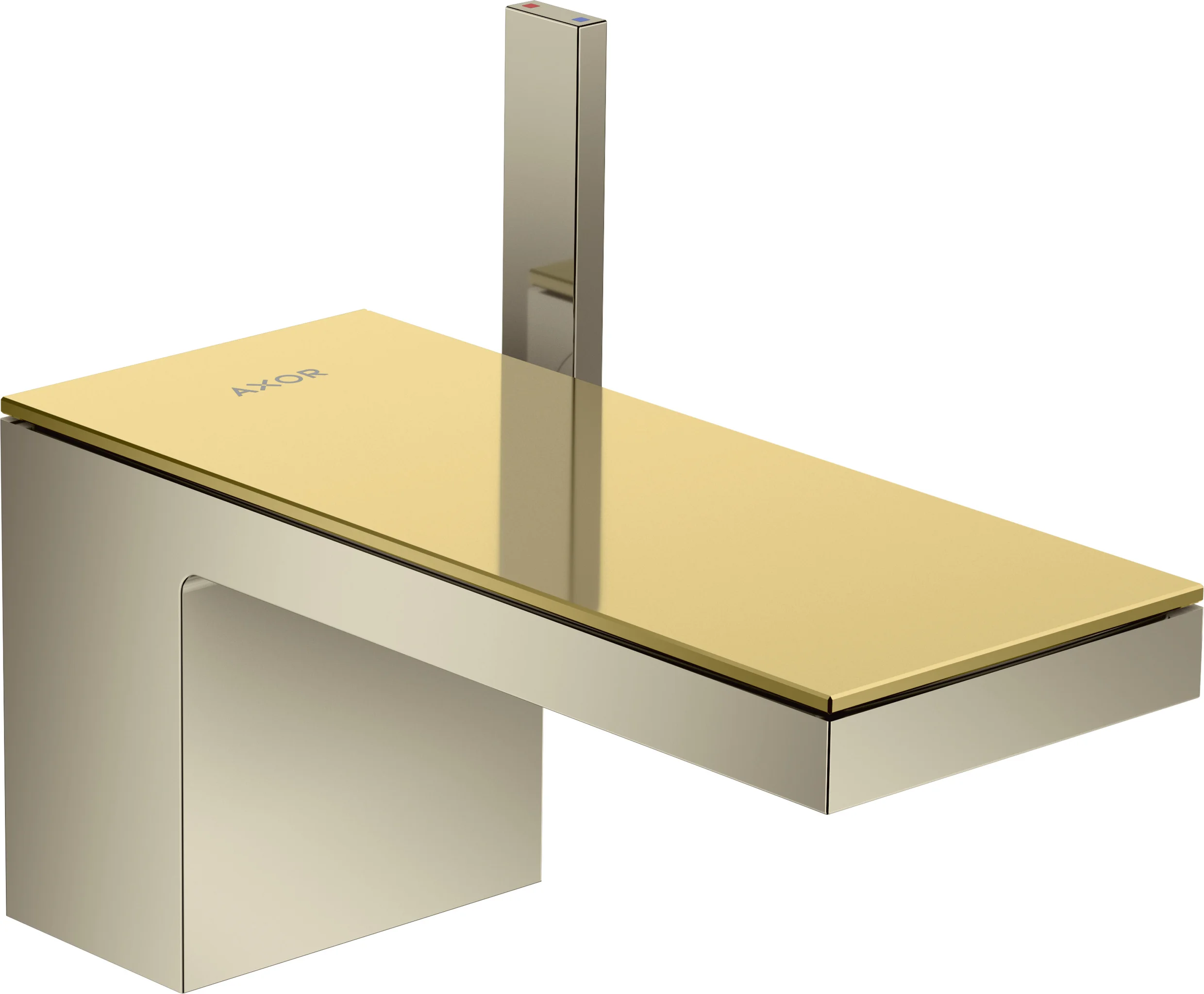Hansgrohe AXOR MyEdition Platte 200 mm Metall Polished Gold Optic abnehmbar Hansgrohe AXOR MyEdition Platte 200 mm Metall Polished Gold Optic abnehmbar