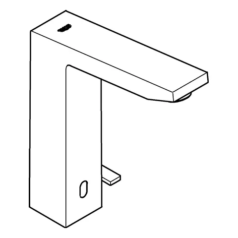 Infrarot-Elektronik für Waschtisch Eurocube E 36440, DN 15 mit Mischung und variabel einstellbarem Temperaturbegrenzer, mit Steckertrafo 100-230 V AC, 50-60 Hz, 6 V DC, chrom Infrarot-Elektronik für Waschtisch Eurocube E 36440, DN 15 mit Mischung und variabel einstellbarem Temperaturbegrenzer, mit Steckertrafo 100-230 V AC, 50-60 Hz, 6 V DC, chrom