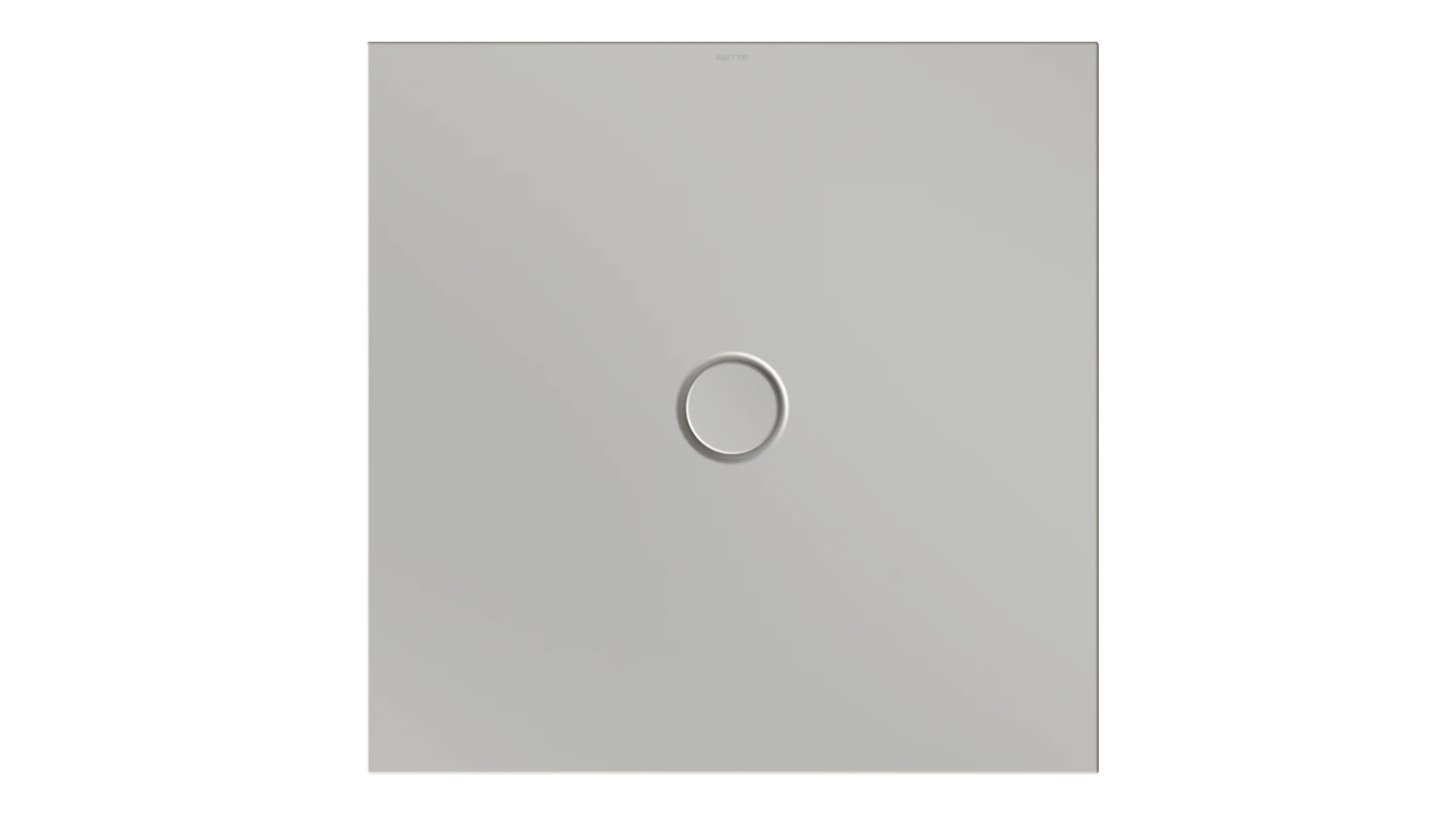 Bette quadrat Duschwanne „BetteFloor“ 900 × 900 mm mit BetteAntirutsch Pro, ohne Oberflächenveredelung, ohne Wannenträger, in Dust