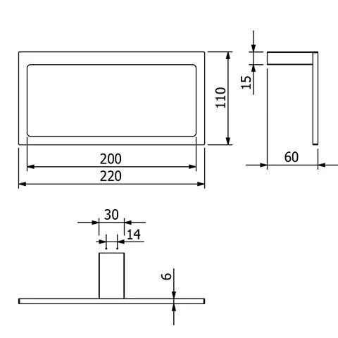 Kludi VELA C Handtuchring matt-schwarz Kludi VELA C Handtuchring matt-schwarz