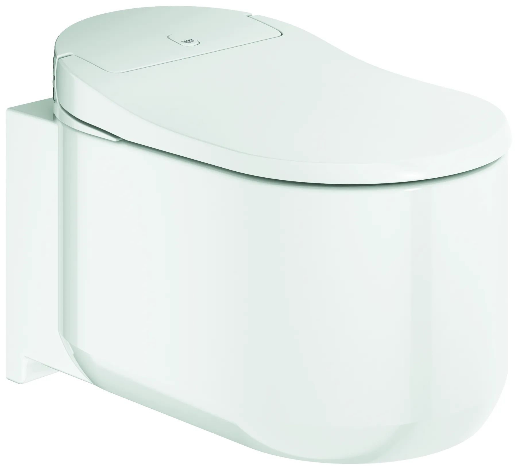 Dusch-WC Sensia Arena 39354_1, Komplettanlage für Unterputzspülkästen, spülrandlos, Wandmontage, alpinweiß Dusch-WC Sensia Arena 39354_1, Komplettanlage für Unterputzspülkästen, spülrandlos, Wandmontage, alpinweiß