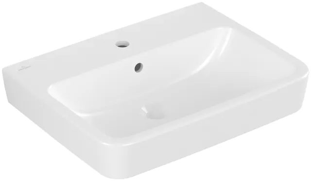 Villeroy & Boch Einbau-/Aufsatz Wandwaschtisch geschliffen „O.novo“ 600 × 460 × 175 mm, für Becken mittig, mit Hahnlochbohrung, Hahnlochposition mittig in Weiß Alpin Villeroy & Boch Einbau-/Aufsatz Wandwaschtisch geschliffen „O.novo“ 600 × 460 × 175 mm, für Becken mittig, mit Hahnlochbohrung, Hahnlochposition mittig in Weiß Alpin