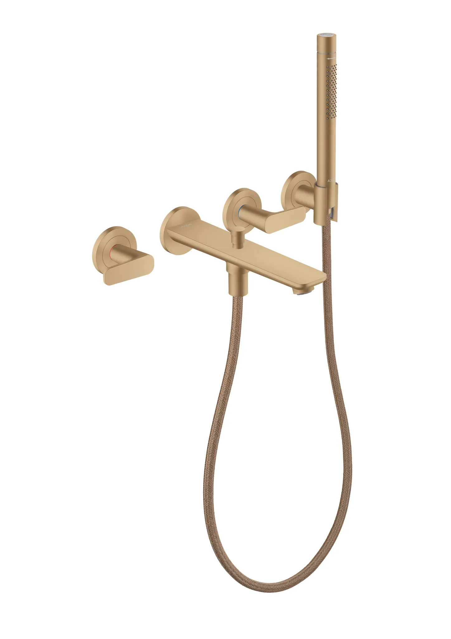 Hansgrohe Unterputz-Armatur „Axor Citterio C“ Ausladung 0 mm in Brushed Bronze