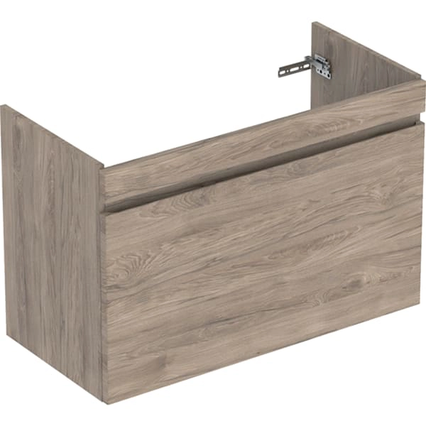 Geberit Waschtischunterschrank „Renova Plan“ Nussbaum hickory / Melamin Holzstruktur