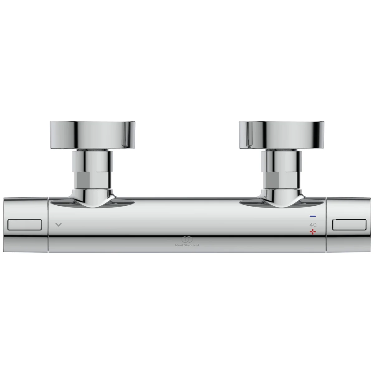 Ideal Standard Ceratherm Alu+ Brausethermostat Chrom, Aufputz, 100% recyceltes Aluminium