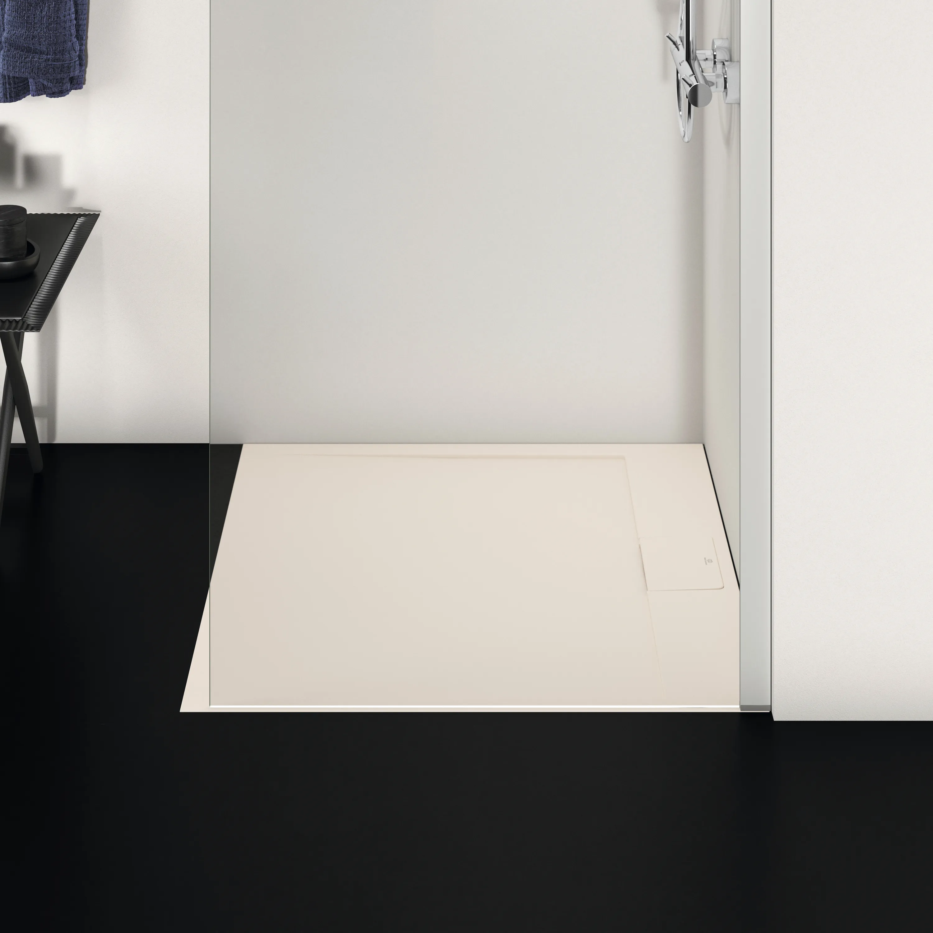 Ideal Standard Quadrat-Brausewanne Ultra Flat S i.life 900x900x30mm Sandstein Ideal Standard Quadrat-Brausewanne Ultra Flat S i.life 900x900x30mm Sandstein