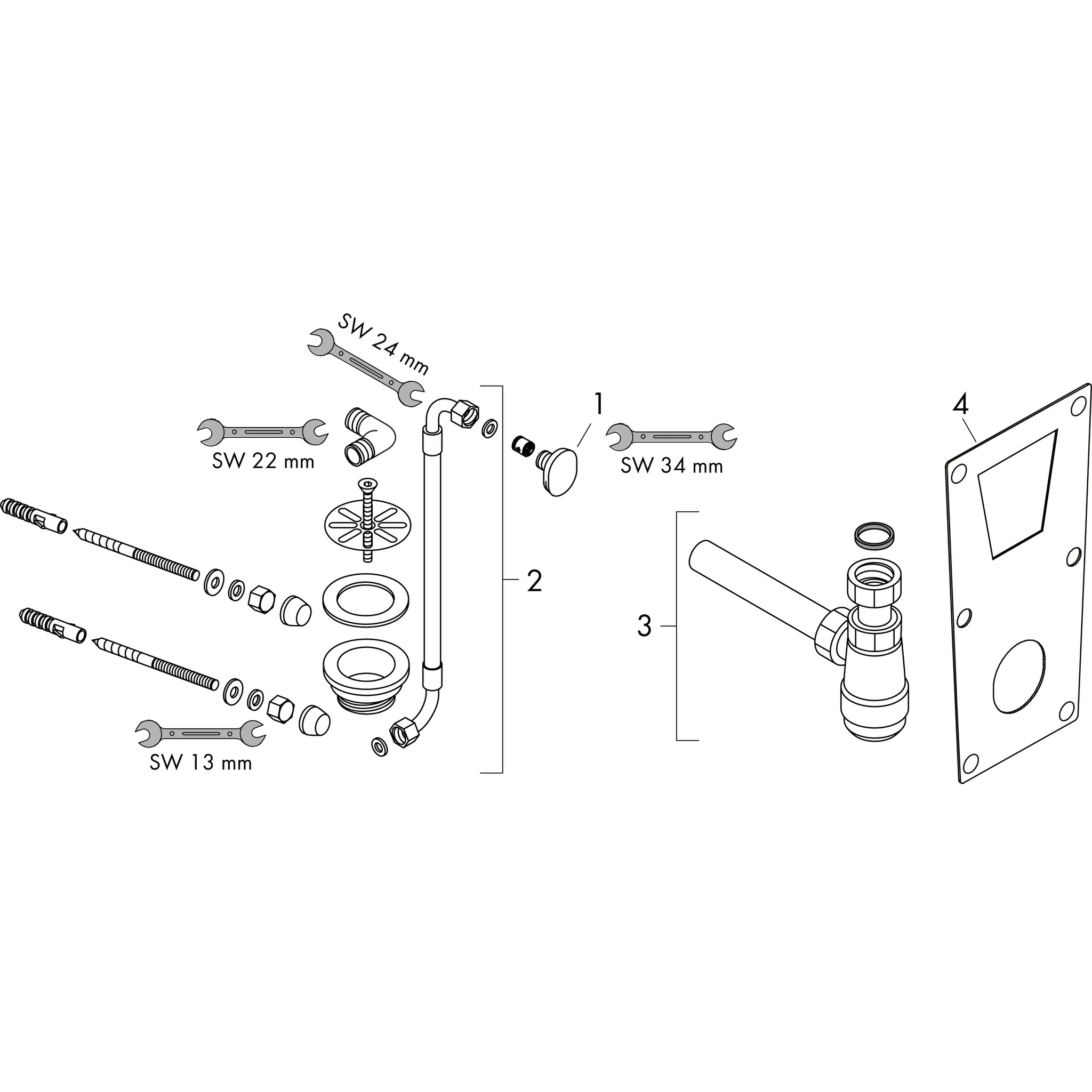 Urinal „EluPura Original S“, Befestigung sichtbar Urinal „EluPura Original S“, Befestigung sichtbar