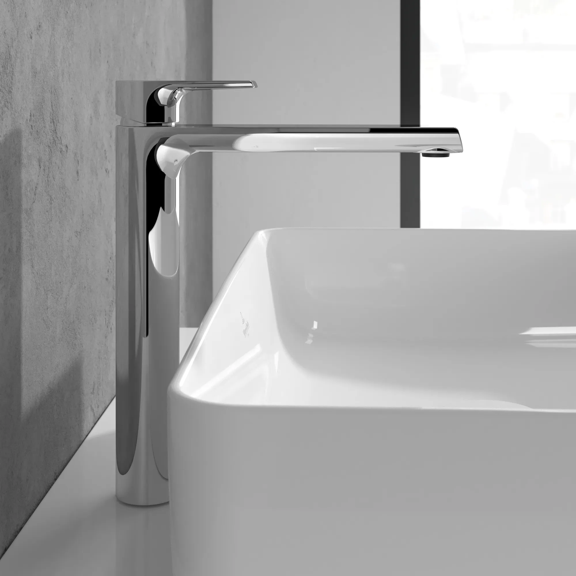 Einhand-Waschtischarmatur „Liberty“ 23,3 cm Ausladung 194 mm in Chrom Einhand-Waschtischarmatur „Liberty“ 23,3 cm Ausladung 194 mm in Chrom