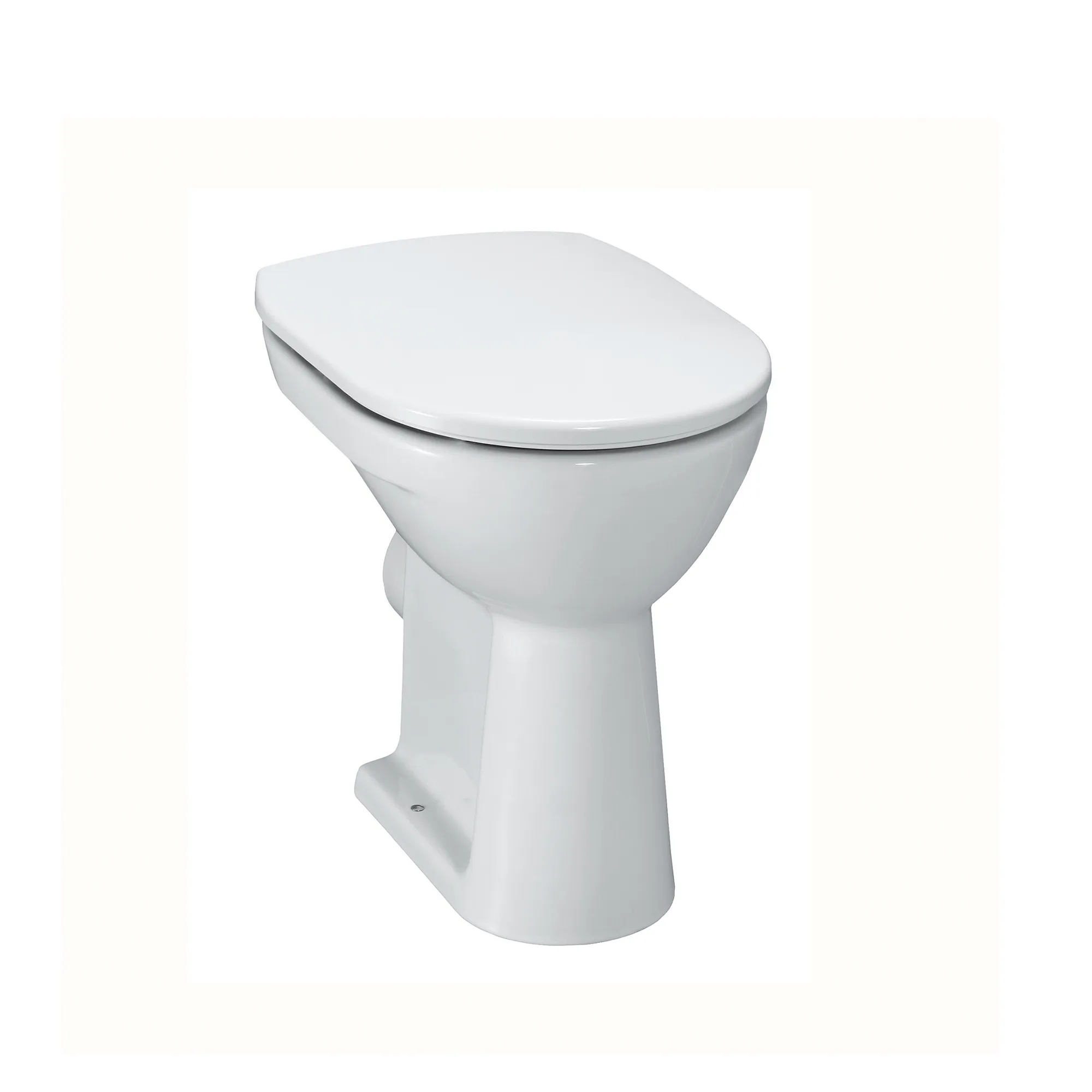 Laufen Stand-Flachspül-WC Keramikhöhe 45 cm „Pro“ 360 × 450 × 470 mm in Weiß, Abgang waagerecht Abgang: waagerecht / Farbe: weiß / Oberflächenveredelung: ohne Oberflächenveredelung Laufen Stand-Flachspül-WC Keramikhöhe 45 cm „Pro“ 360 × 450 × 470 mm in Weiß, Abgang waagerecht Abgang: waagerecht / Farbe: weiß / Oberflächenveredelung: ohne Oberflächenveredelung