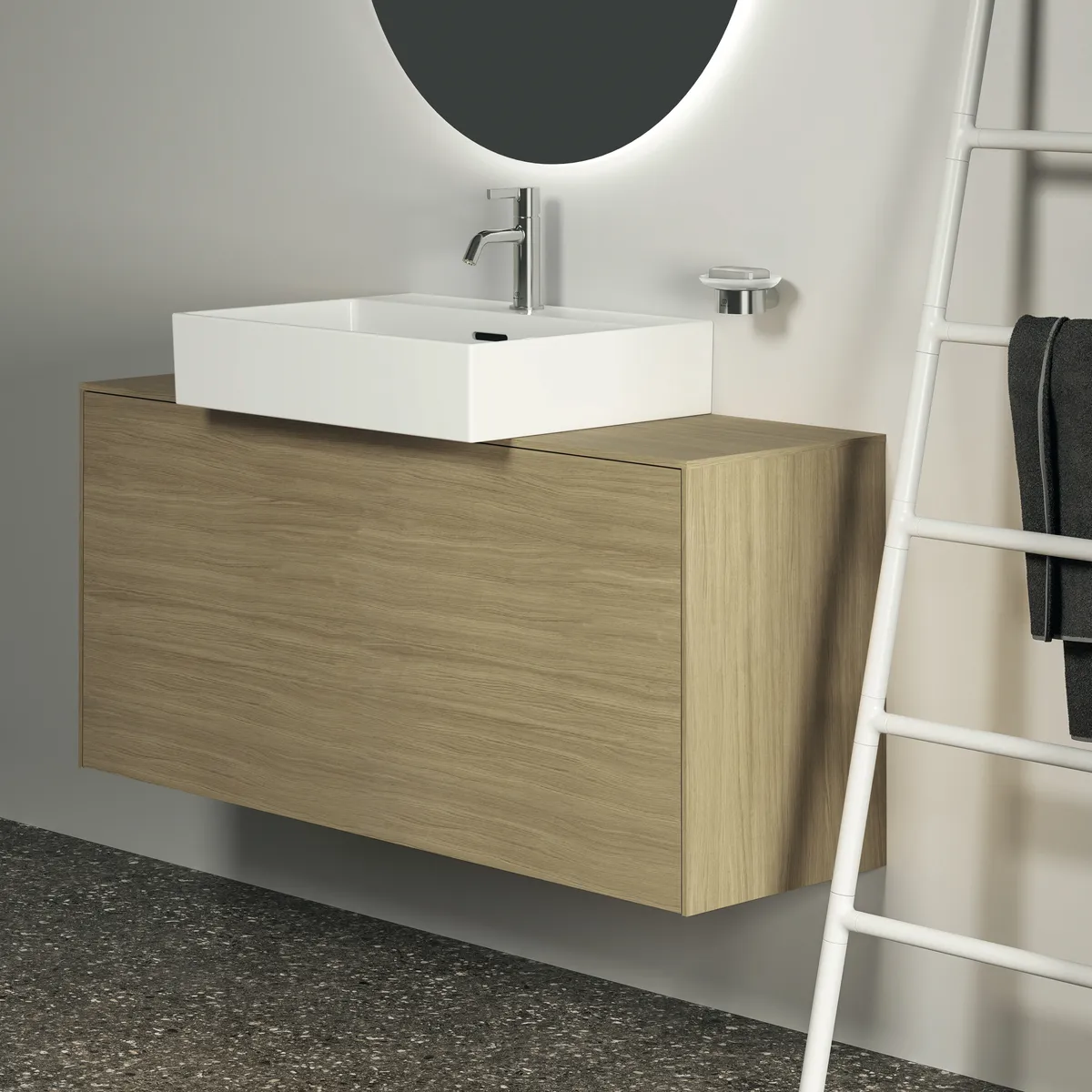 Waschtischarmatur Joy, ohne Ablaufgarnitur, Ausladung 110mm, Brushed Gold