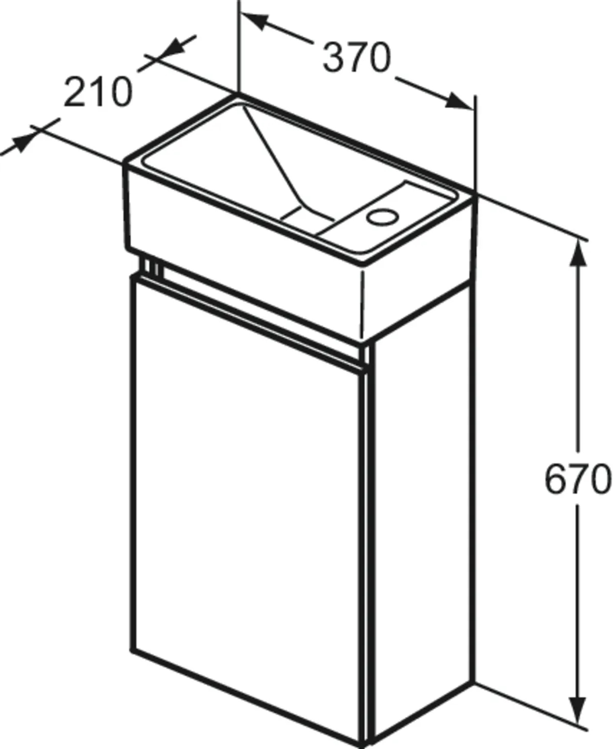 Möbelpaket Eurovit+ Handwaschbecken rechts 37cm Weiß und Unterschrank 36cm mit Tür Hochglanz grau lackiert Möbelpaket Eurovit+ Handwaschbecken rechts 37cm Weiß und Unterschrank 36cm mit Tür Hochglanz grau lackiert