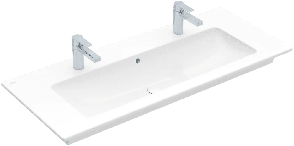 Villeroy & Boch Schrankwaschtisch Venticello 4104CK 1200x500mm Rechteck 2HL. Weiß Alpin Villeroy & Boch Schrankwaschtisch Venticello 4104CK 1200x500mm Rechteck 2HL. Weiß Alpin