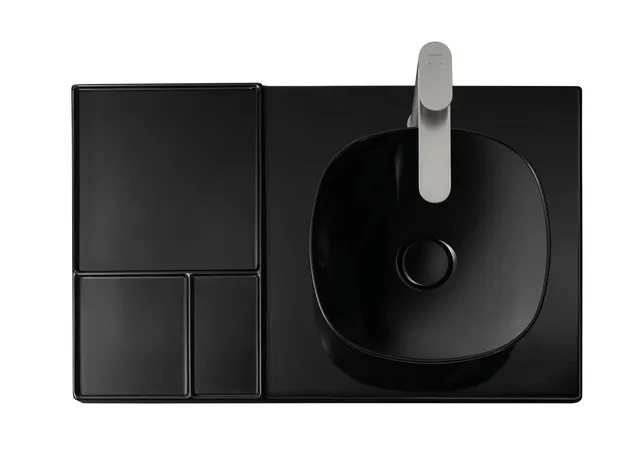 Einhand-Waschtischarmatur „Wave“ Ausladung 176 mm in Edelstahl (gebürstet) Einhand-Waschtischarmatur „Wave“ Ausladung 176 mm in Edelstahl (gebürstet)