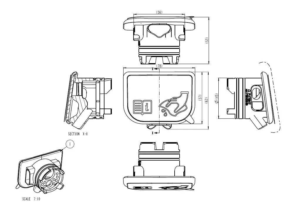 VitrA Ersatzteil Spülverteiler Flush 2.0 PBT Version 2024 Weiß Hochglanz VitrA Ersatzteil Spülverteiler Flush 2.0 PBT Version 2024 Weiß Hochglanz