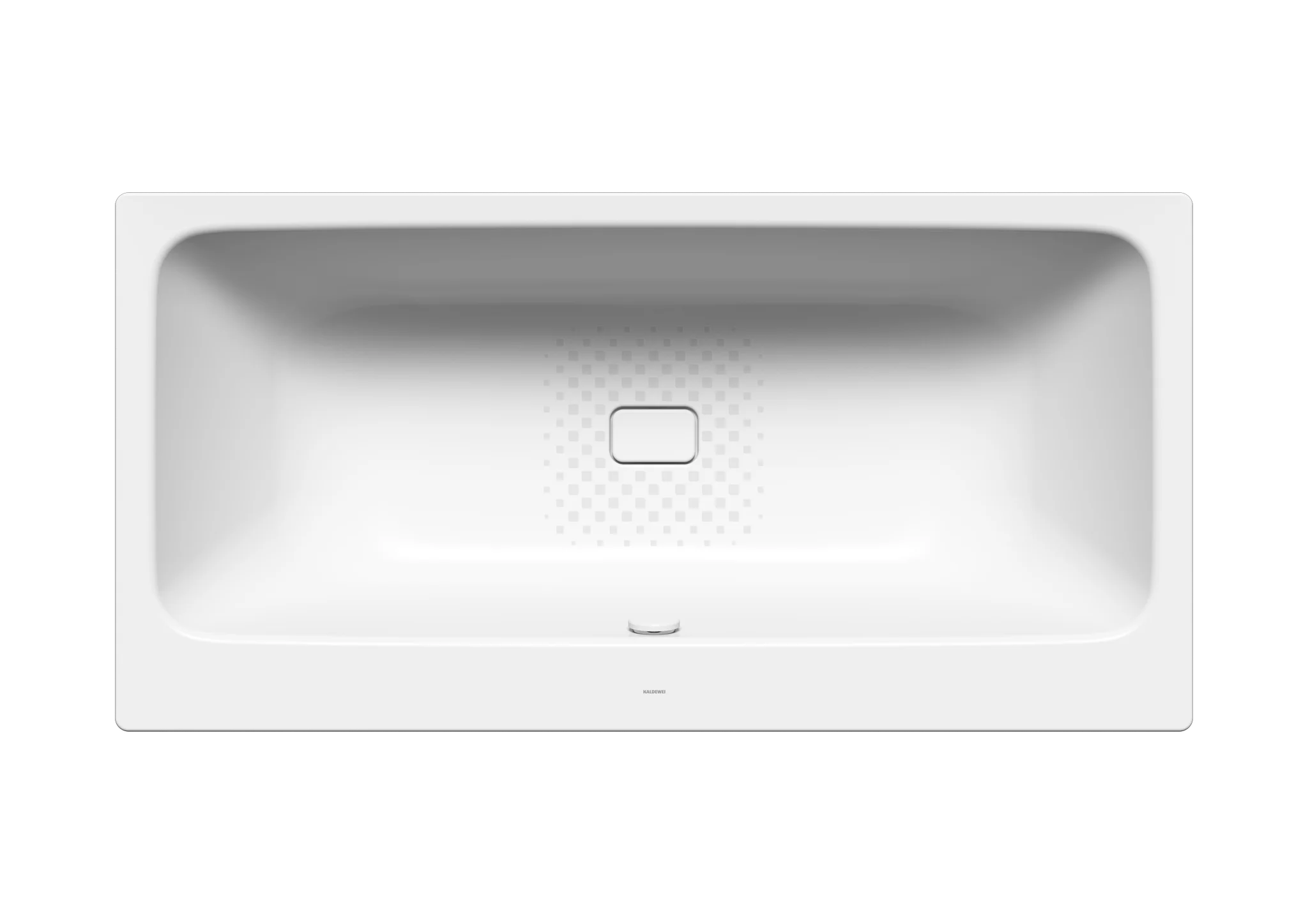 Kaldewei ASYMMETRIC DUO Badewanne, 1800x900 mm, alpinweiß, Perl-Effekt, Antislip