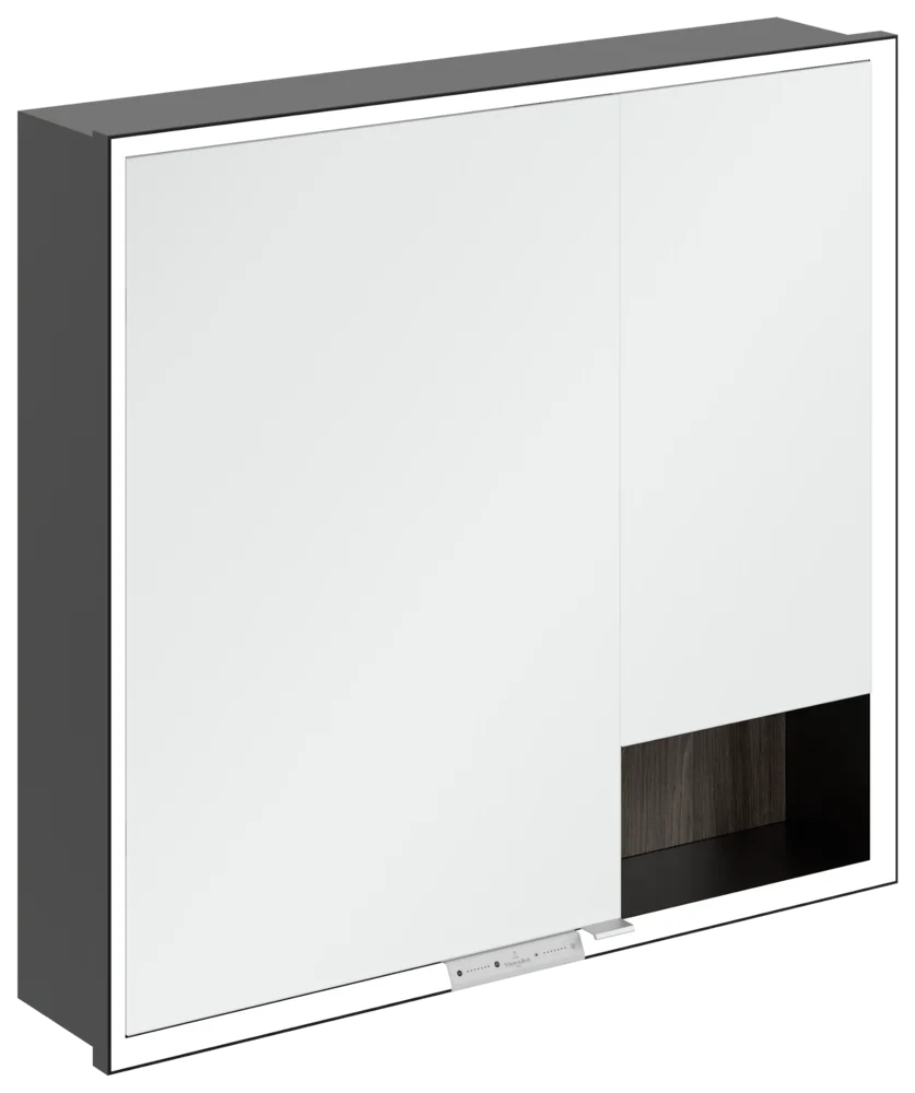 Villeroy & Boch Einbau-Spiegelschrank My View+ Stone Oak, 800x750x167 mm, mit Beleuchtung und Absenkautomatik Villeroy & Boch Einbau-Spiegelschrank My View+ Stone Oak, 800x750x167 mm, mit Beleuchtung und Absenkautomatik