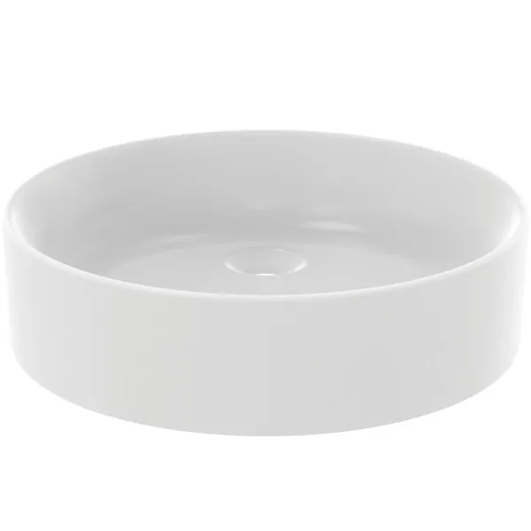 Waschbecken „Conca“ 45 × 45 × 11 cm in Seidenweiß Waschbecken „Conca“ 45 × 45 × 11 cm in Seidenweiß