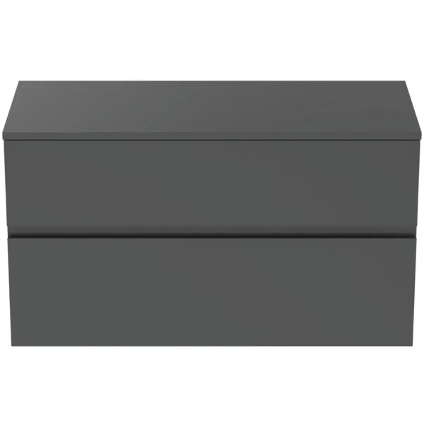 Ideal Standard Waschtischunterschrank „Finesse“ 100,2 × 55,8 × 44 cm Anthrazit matt lackiert Ideal Standard Waschtischunterschrank „Finesse“ 100,2 × 55,8 × 44 cm Anthrazit matt lackiert