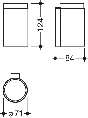 HEWI Becher „System 162“