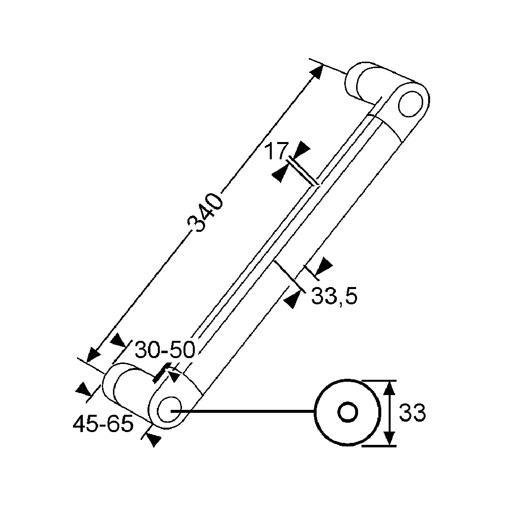 Kludi SIRENA CARE Wannengriff L 300mm chrom
