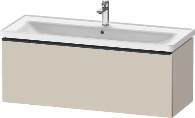 Duravit Waschtischunterschrank wandhängend „D-Neo“ 118,4 × 44 × 45,2 cm in Taupe Matt